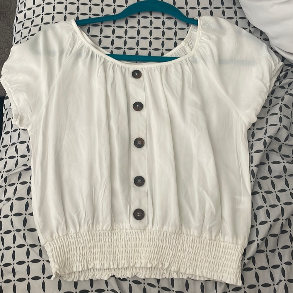 white small shirt